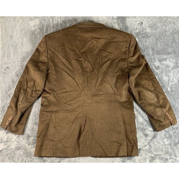 Jos A Bank Men's Brown Wool Silk Corduroy Sport Coat Blazer Jacket Size 48L - Picture 2 of 11